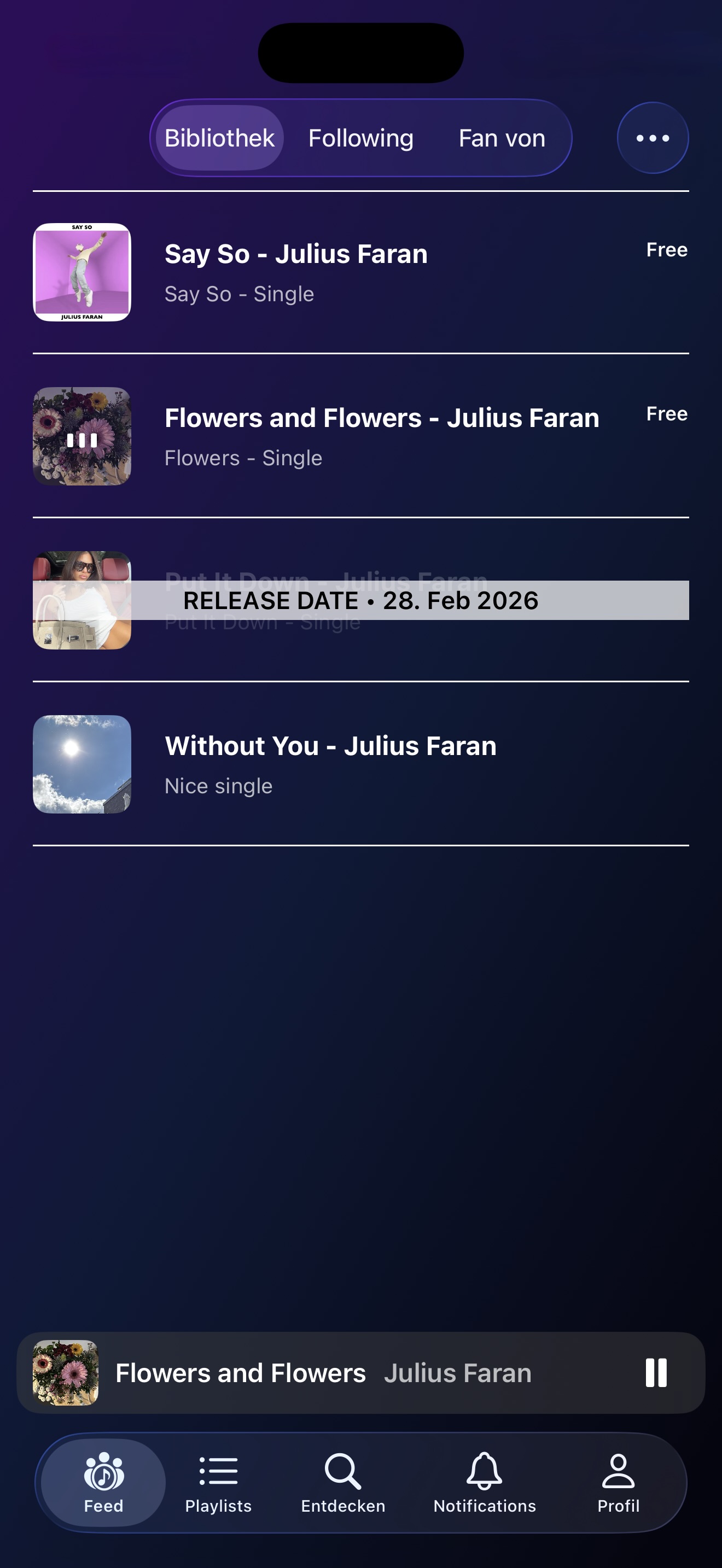 Musikeers App Screenshot Placeholder