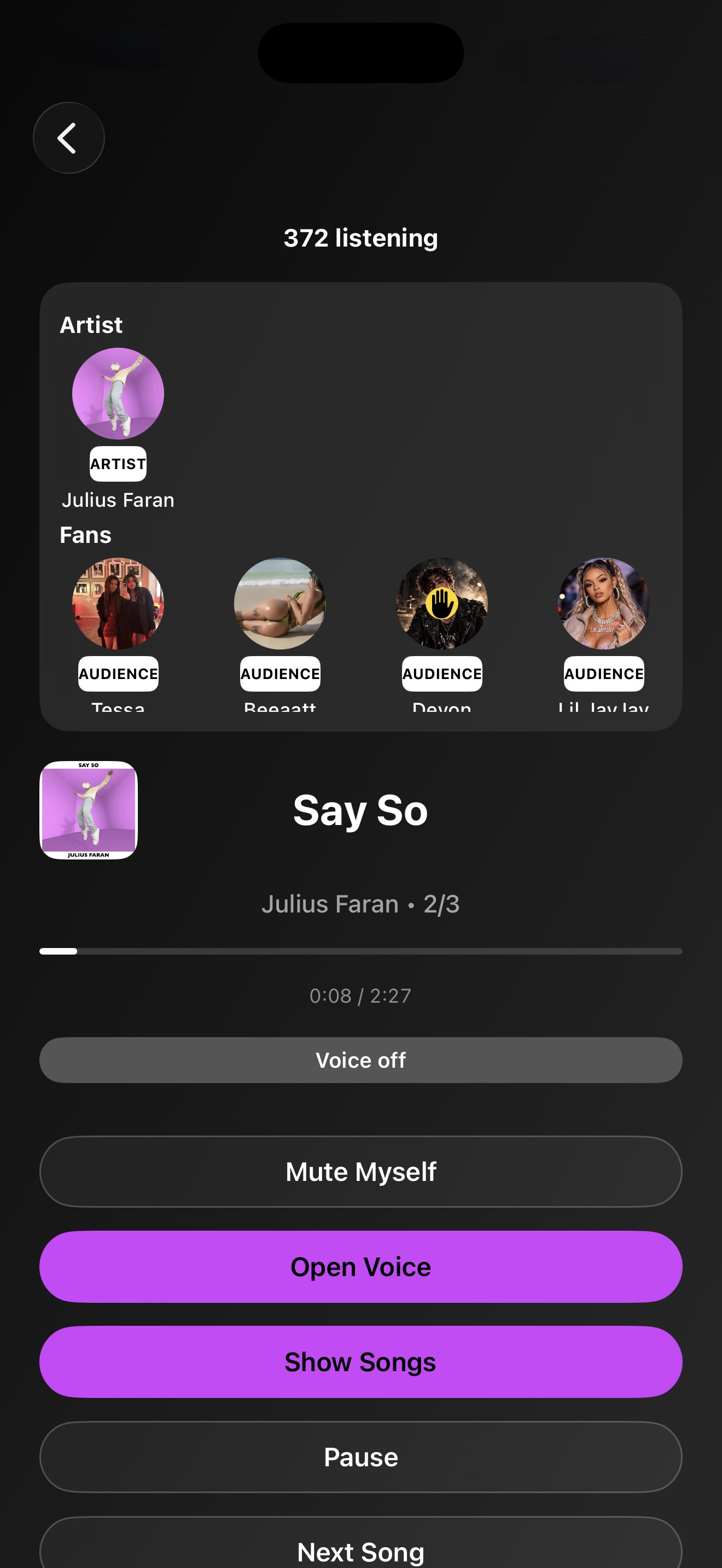 Listening Party Placeholder