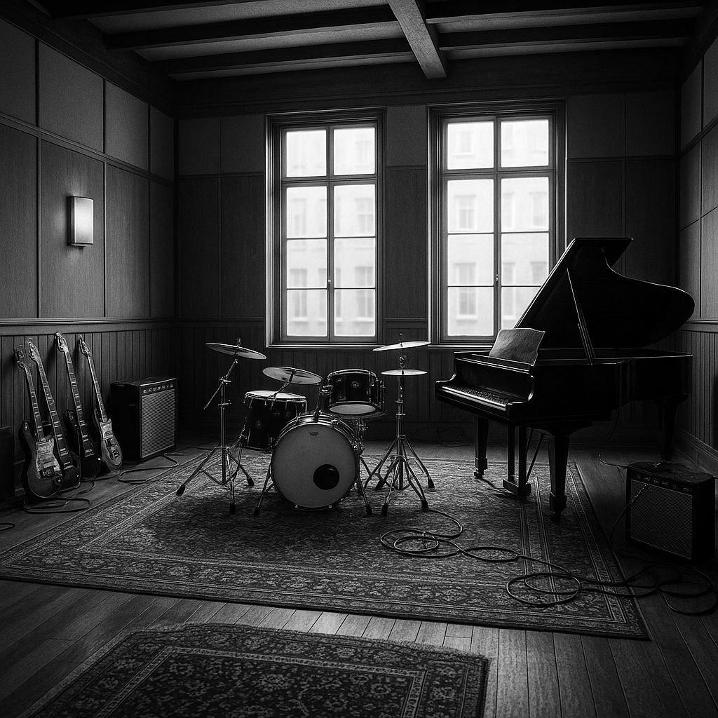 Musicians collaborating